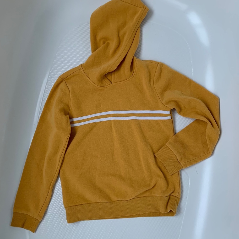 Sweatshirt by Full Tilt L mustard yellow